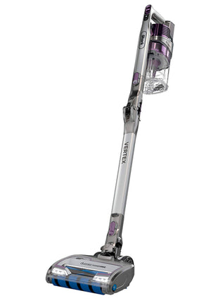 Shark Aspiradora Vertical Duoclean IZ440H gris con azul inalámbrica pantalla LED