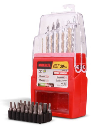 Juegos de brocas 30 piezas JB-30 Mikel´s