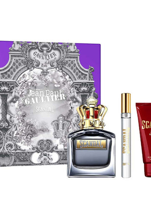 Jean Paul Gaultier Set 3 piezas Scandal edt 100 ml + del de ducha 75 ml + mini 100 ml. Caballero