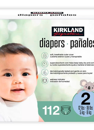 Kirkland Signature Pañales Etapa 2 Unisex 112 Pzas