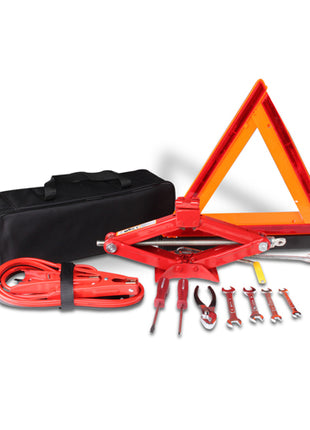 Mikels Kit de seguridad automotriz KIT-11 negro con naranja de 1 tonelada
