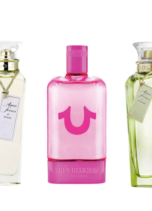 Combo 4 Perfumes Adolfo Domínguez, True Religion Dama + Tester de regalo-2601005