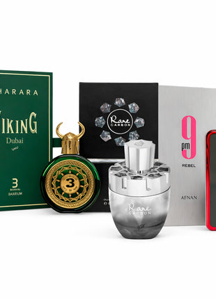 Combo 3 Perfumes Afnan y Baharara Dama/Caballero-2601020