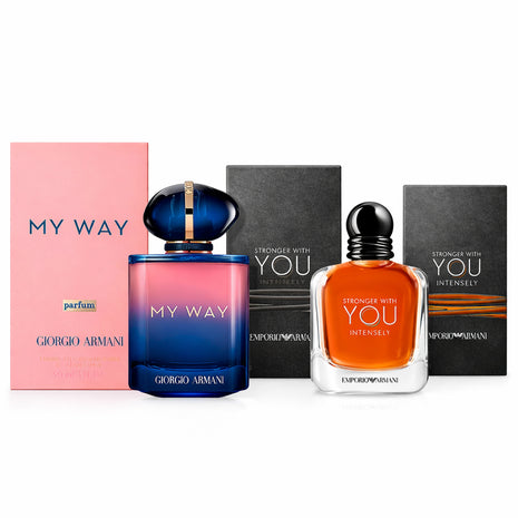 Combo 4 Perfumes Giorgio Armani Dama y Caballero-2601026