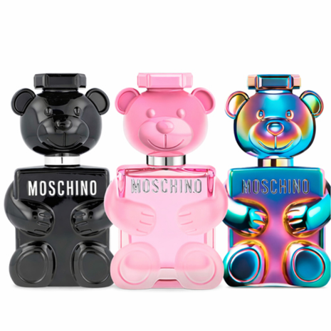 Combo 3 Perfumes Moschino Dama y Caballero-2601037