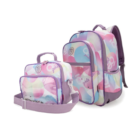 Combo Cloe Mochila y Lonchera Niña 2 Pzas | Lila-2601043