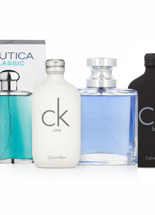 Combo 4 Perfumes Calvin Klein y Nautica Caballero-2602008