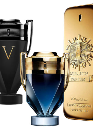 Combo 3 Perfumes Paco Rabanne Caballero-2602048