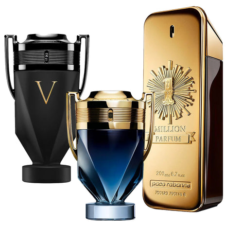 Combo 3 Perfumes Paco Rabanne Caballero-2602048