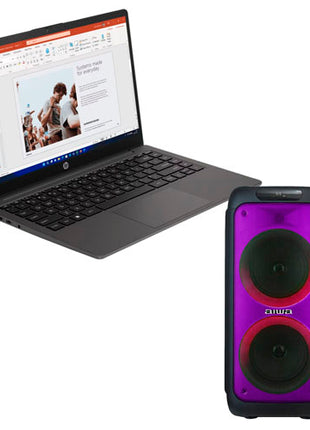 Combo Electrónica Laptop HP AJ1Y0LT + Bocina AWPOH1D