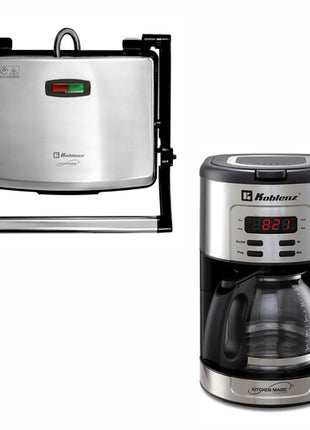 Combo cocina Panini Grill PGKM-1500 I y Cafetera CKM-215 IN