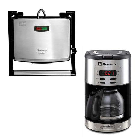 Combo cocina Panini Grill PGKM-1500 I y Cafetera CKM-215 IN