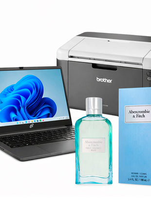 Combo Laptop Hyundai HT14CC4S02 + Perfume Abercrombie & Fitch First AFFIB-224 + Impresora Brother HL-1212W