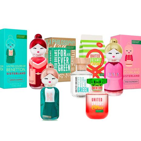 Combo Benetton 5 perfumes E006 Dama