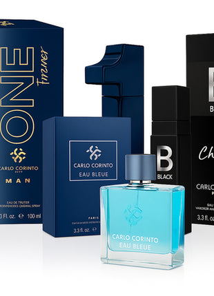 Combo Carlo Corinto 3 perfumes E010 Caballero