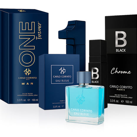 Combo Carlo Corinto 3 perfumes E010 Caballero