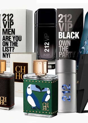 Combo Carolina Herrera 9 perfumes E013 Caballero