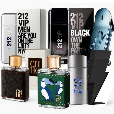 Combo Carolina Herrera 9 perfumes E013 Caballero