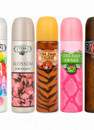 Combo Cuba 5 perfumes E023 Dama
