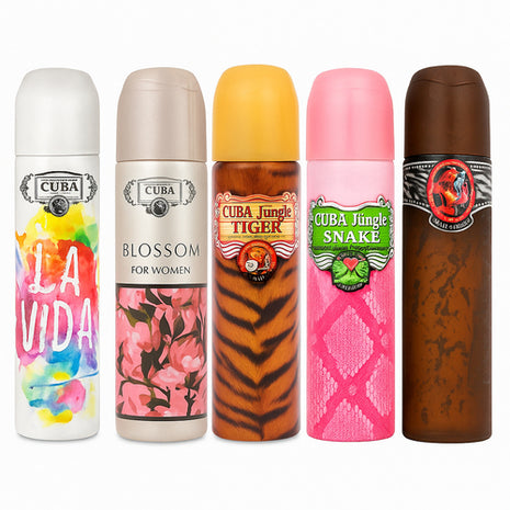 Combo Cuba 5 perfumes E023 Dama