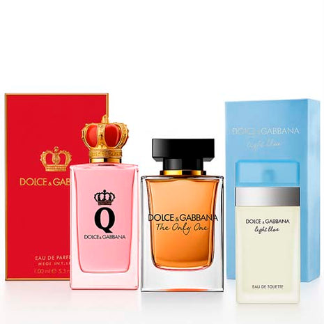 Combo Dolce & Gabbana 3 perfumes E027 Dama