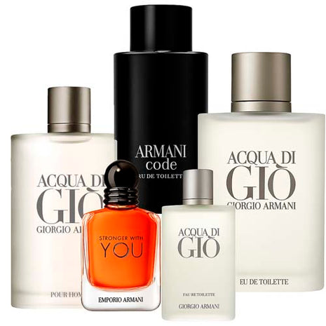 Combo Giorgio Armani 5 perfumes E033 Caballero