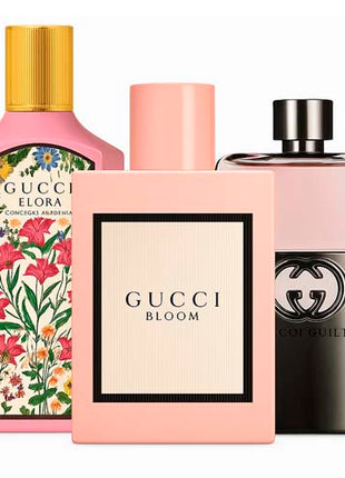 Combo Gucci 3 perfumes E035 Dama Caballero