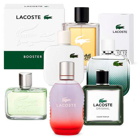 Combo Lacoste 7 perfumes E046 Caballero