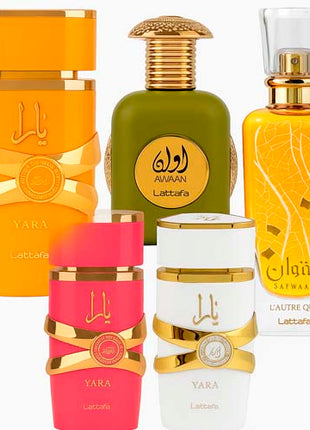 Combo Lattafa 5 perfumes E048 Dama