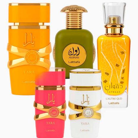 Combo Lattafa 5 perfumes E048 Dama