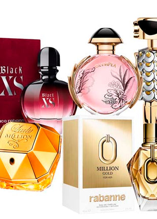 Combo Paco Rabanne 5 perfumes E055 Dama