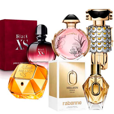 Combo Paco Rabanne 5 perfumes E055 Dama