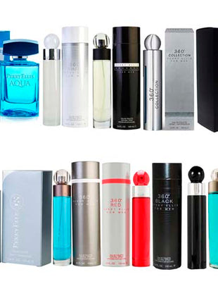 Combo Perry Ellis 10 perfumes E056 Caballero