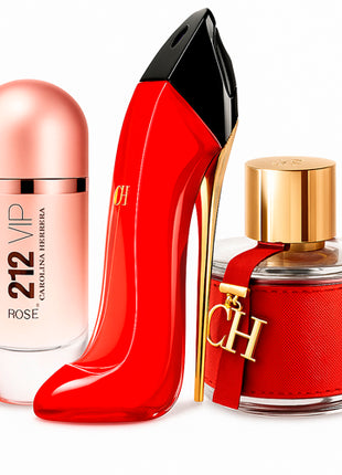 Combo Carolina Herrera 3 piezas E076 Dama