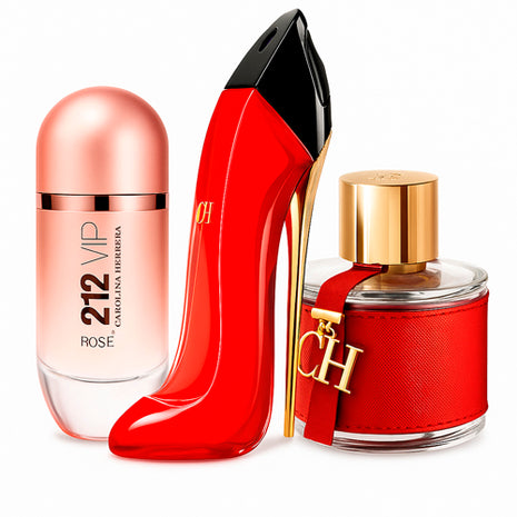 Combo Carolina Herrera 3 piezas E076 Dama