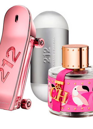 Combo Carolina Herrera 3 piezas E077 Dama