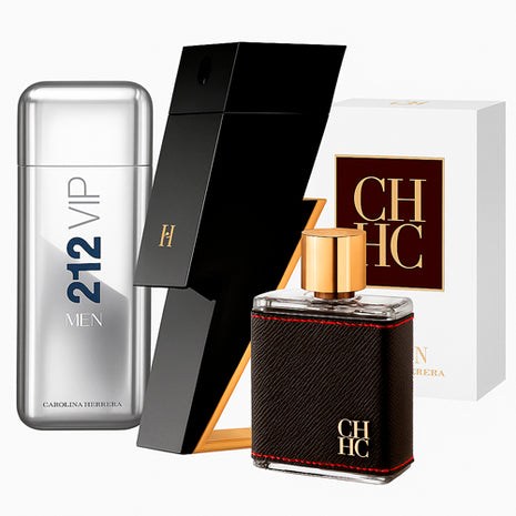 Combo Carolina Herrera 3 piezas E079 Caballero