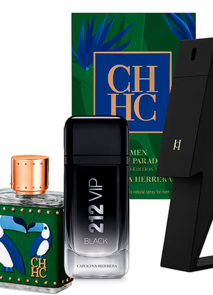 Combo Carolina Herrera 3 piezas E080 Caballero