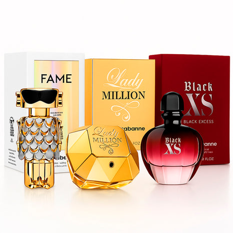 Combo Paco Rabanne 3 piezas E086 Dama