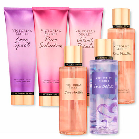 Combo Victorias Secret 6 perfumes E106 Dama