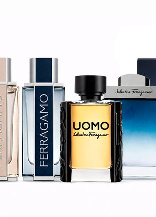 Combo Salvatore Ferragamo 4 perfumes E111 Caballero