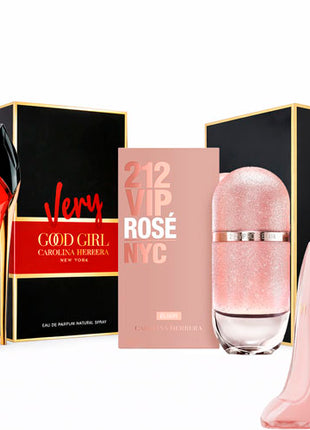Combo Carolina Herrera 3 perfumes E114 Dama