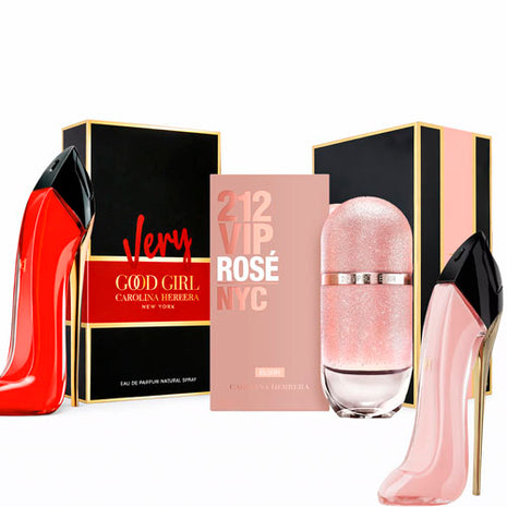 Combo Carolina Herrera 3 perfumes E114 Dama