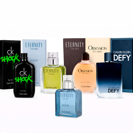 Combo Calvin Klein 5 perfumes E116 Caballero