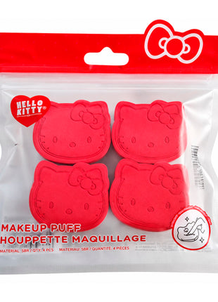 Sanrio Esponjas para Maquillaje Hello Kitty KITTYESPR 4pz Rojo