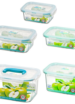 Set de 5 Contenedores rectangulares Bisfree LBF513557 Lock & Lock