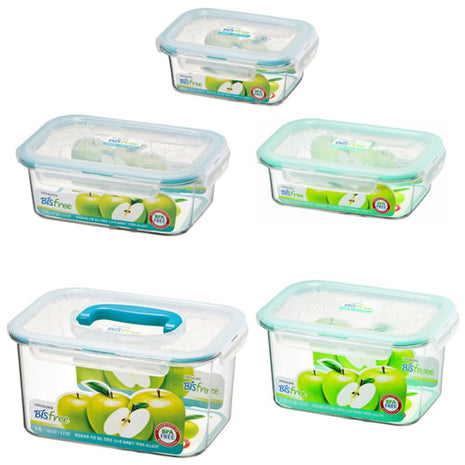 Set de 5 Contenedores rectangulares Bisfree LBF513557 Lock & Lock