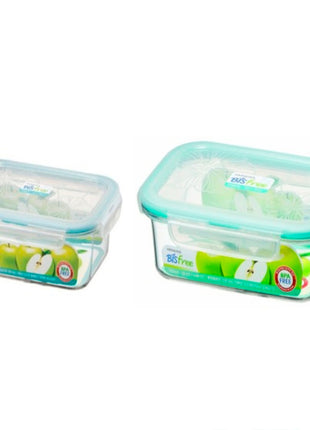 Set de 4 Contenedores rectangulares Bisfree Tritán LBF999 Lock & Lock