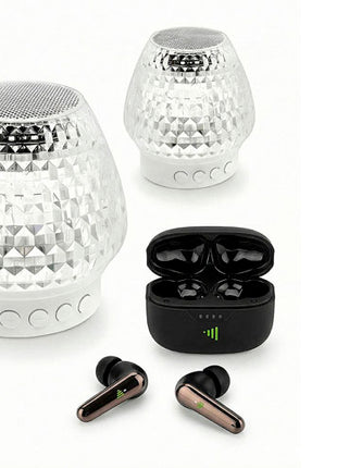 Highlink Bocinas Berry Speaker Con Audífonos LinkBuds Negro