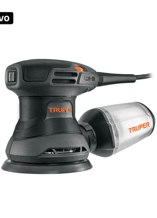Truper Lijadora Orbital 5" LIRO-5A2 negro con naranja 260W industrial